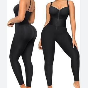 NWOT SHAPELLX Tummy Control One Piece Jumpsuit Tank Bodycon Shapewear Size SMALL